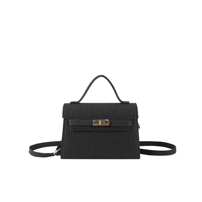 Women's White Woven Shoulder Crossbody Bag 2023 - Image 9