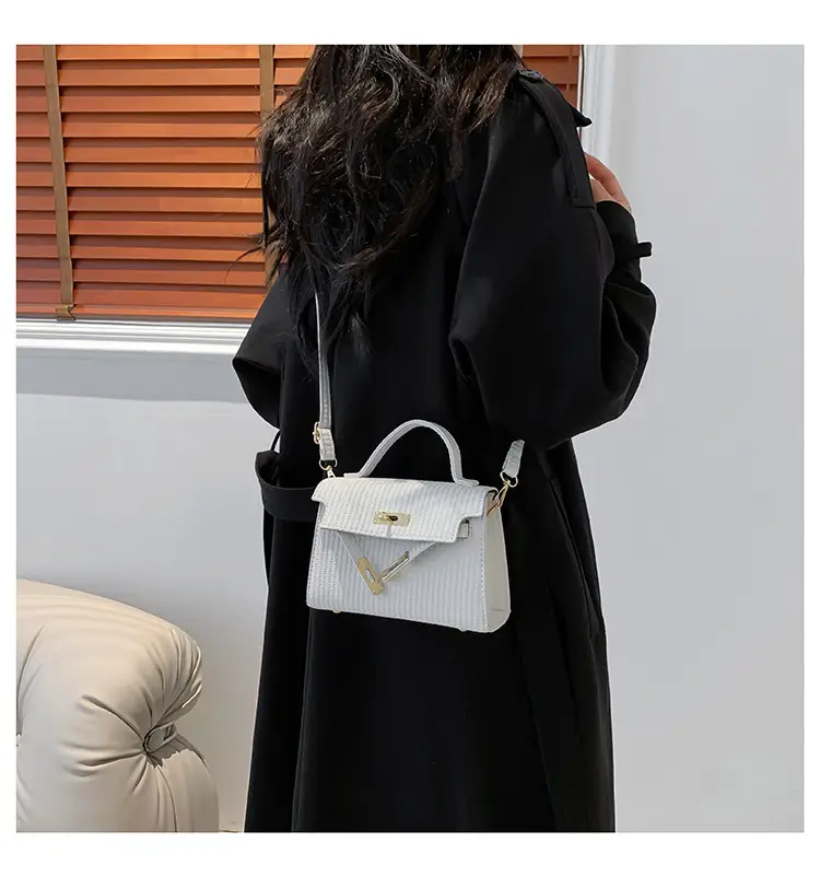 Women's White Woven Shoulder Crossbody Bag 2023 — feature 30