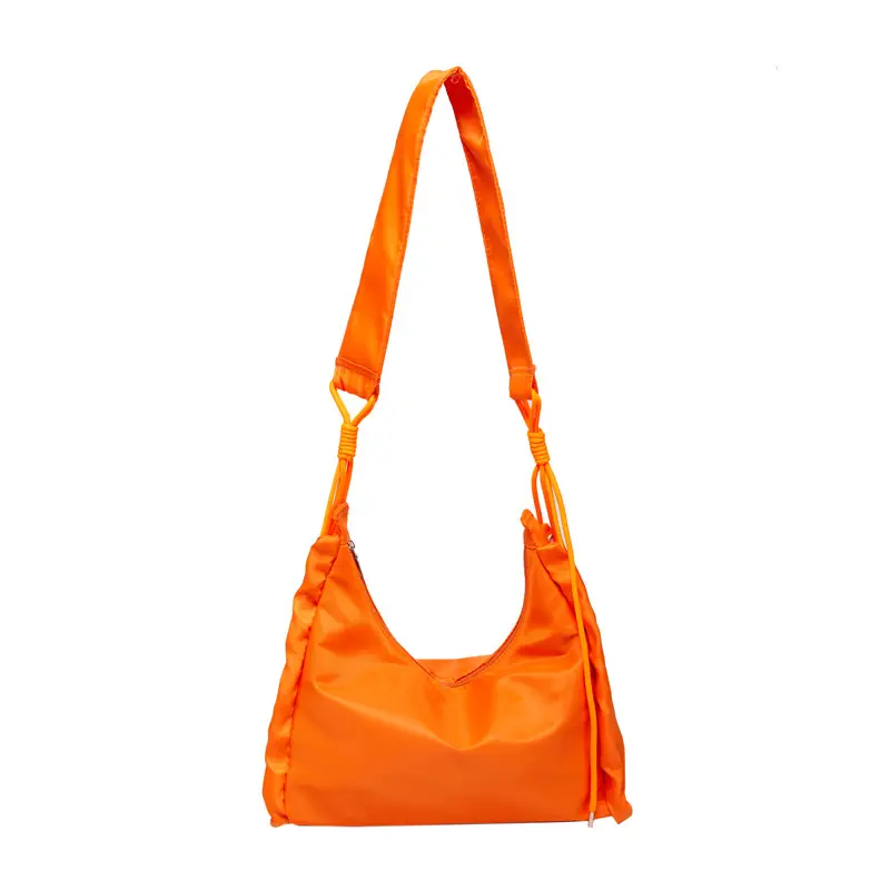 Orange Oxford Cloth Shoulder Bag Large Capacity - Image 4