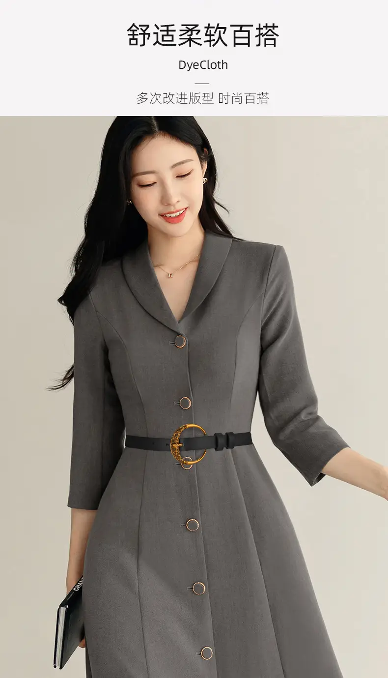 Retro Circle Belt Women Brown Gold Decorative Waist — feature 6