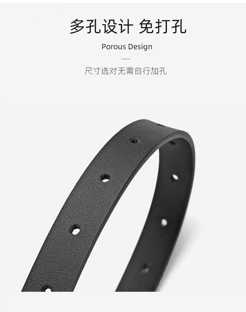 Retro Circle Belt Women Brown Gold Decorative Waist — feature 8