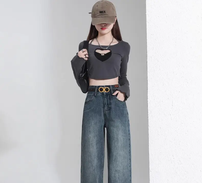 Women Vintage Black H-Braceled Waist Belt — feature 6