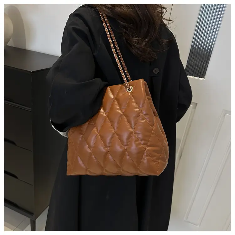Black Diamond Embroidered Tote Bag for Women — feature 14