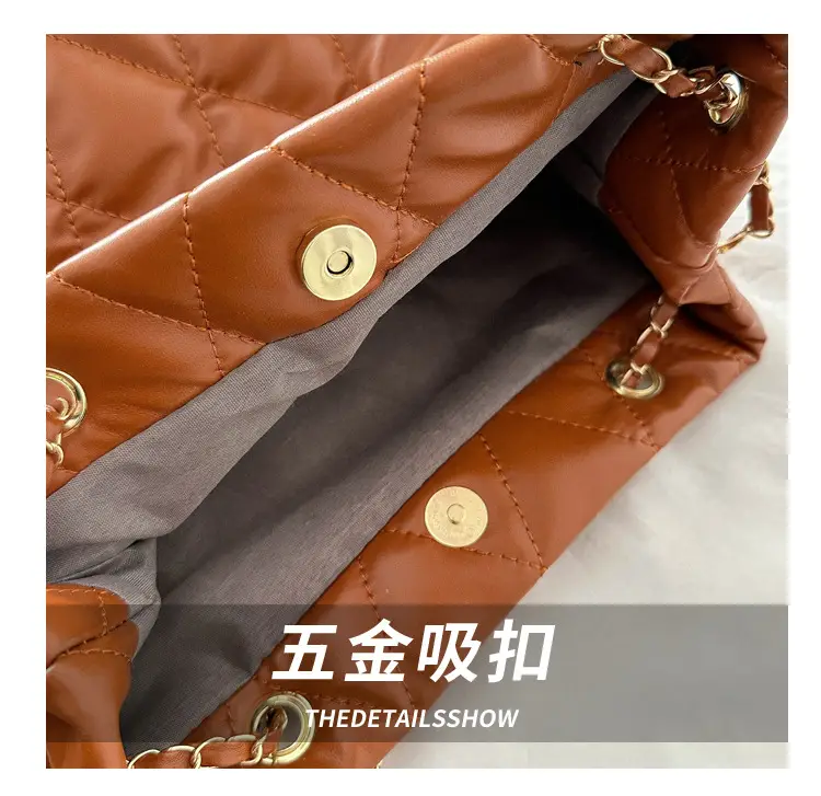 Black Diamond Embroidered Tote Bag for Women — feature 5