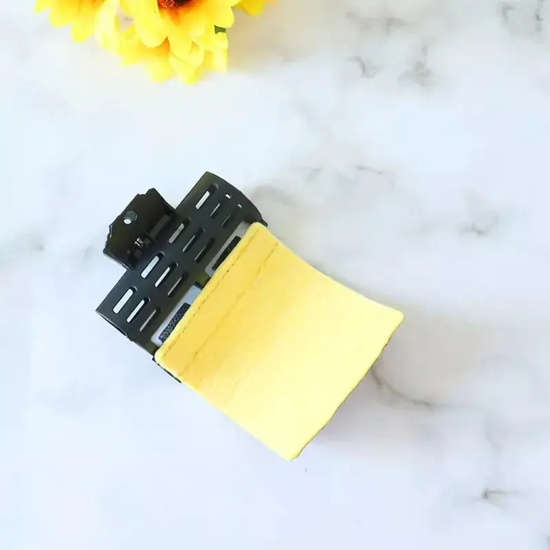 Ceramic Hair Dye Clip High Temp Insulation Black Yellow - Image 8