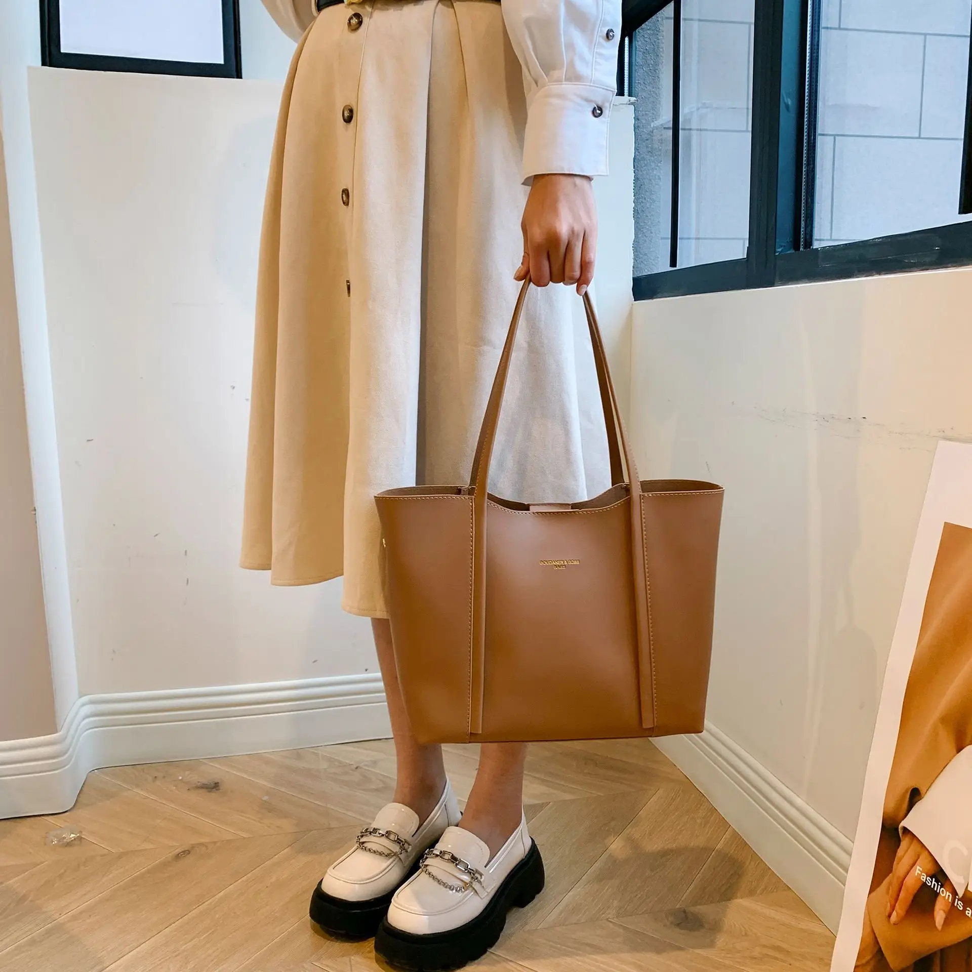 Women's Large Capacity Tote Bag 2023 Autumn Winter - Image 3