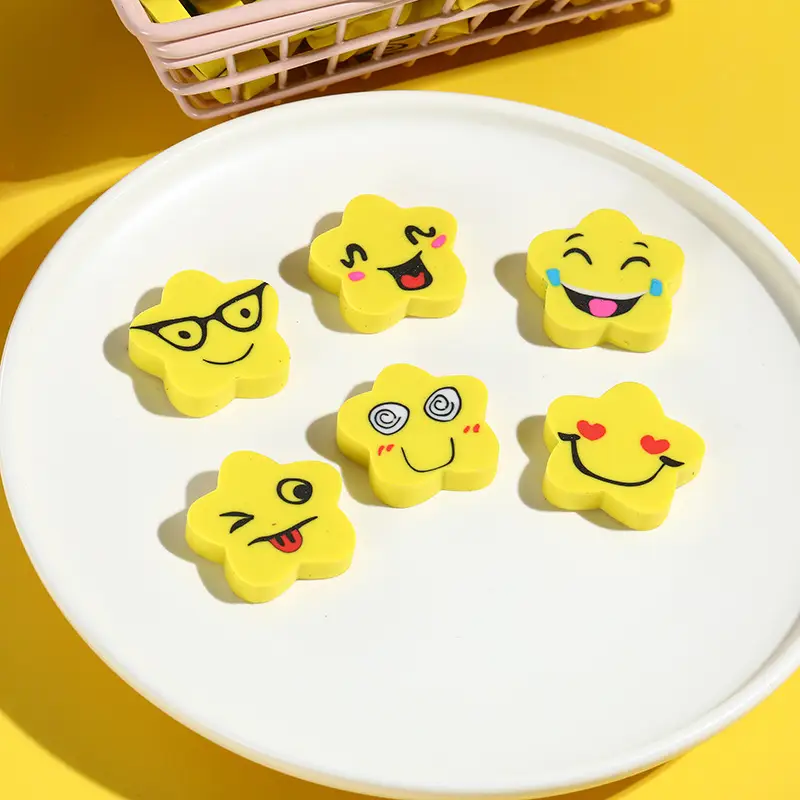 Five-Pointed Star Smiley Eraser for Kids — feature 4