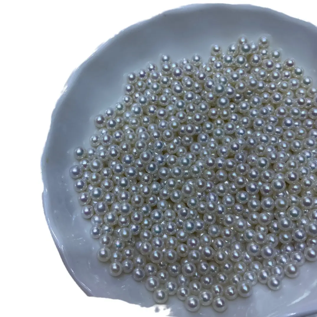 3-4mm Natural Freshwater Light Pearl Baby Bulb - Image 5