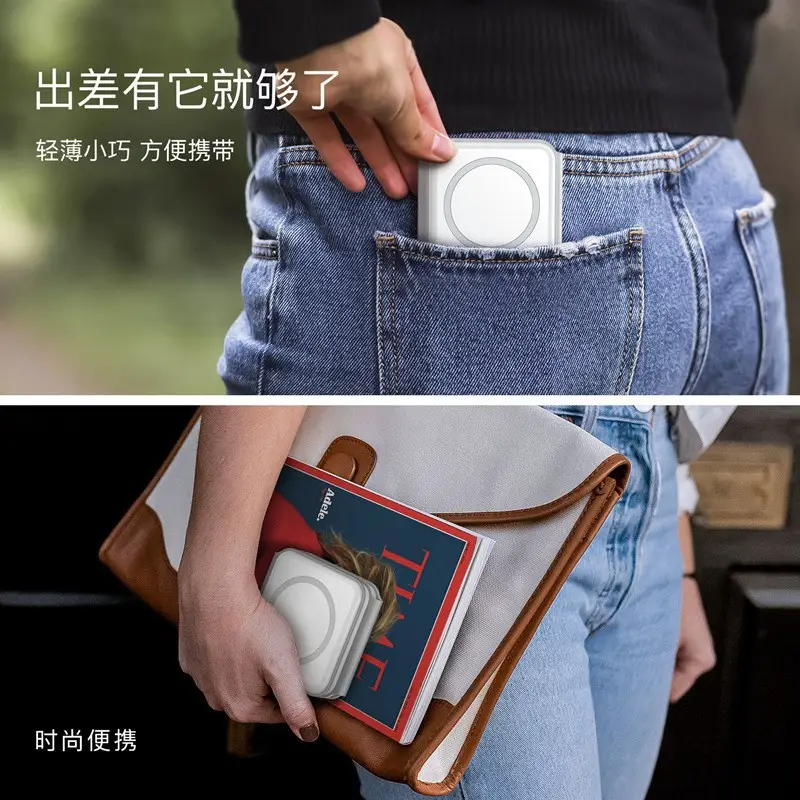 Folding Magnetic Wireless Charger for Apple Watch Earphones Mobile Phone - Image 6