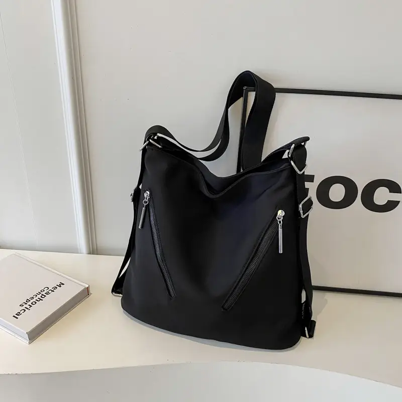 Women's Black Crossbody Bag 2025 Autumn Winter - Image 2