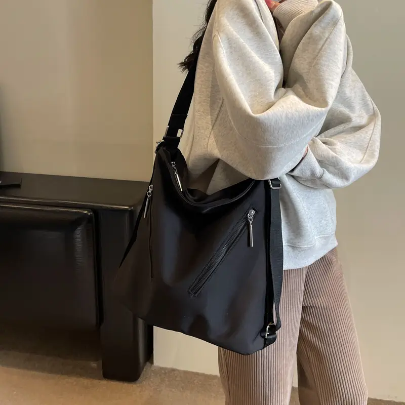 Women's Black Crossbody Bag 2025 Autumn Winter - Image 3