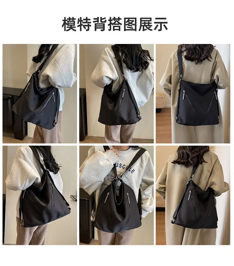 Women's Black Crossbody Bag 2025 Autumn Winter — feature 7