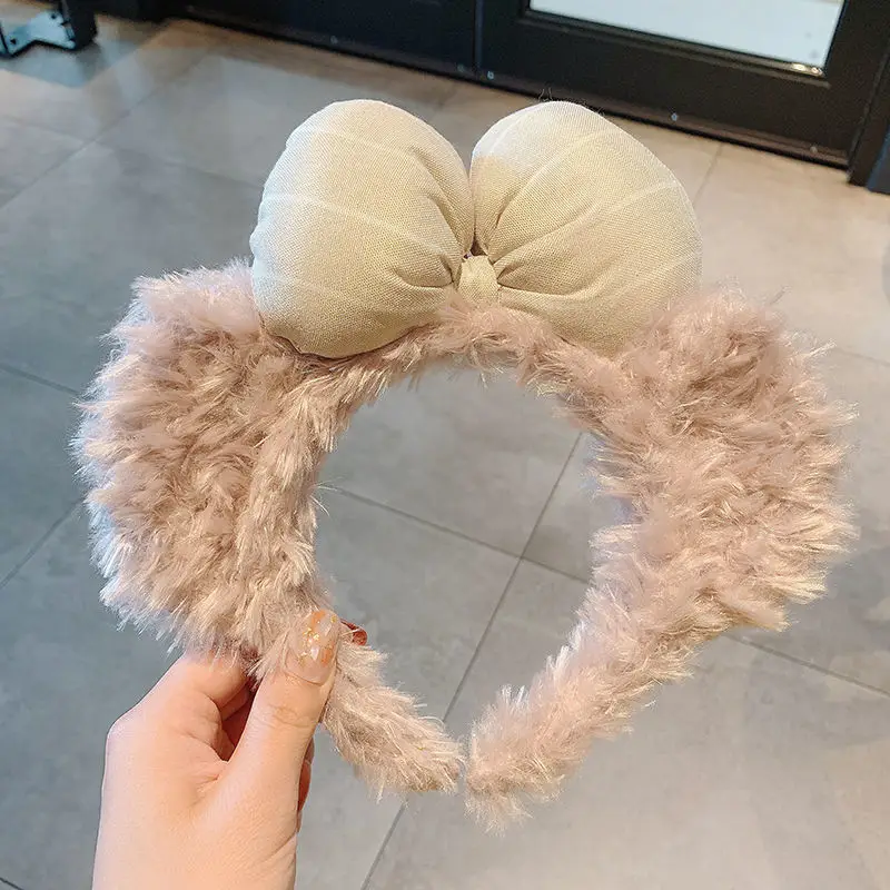 Sweet Blue Fuzzy Hair Band for Women - Image 99