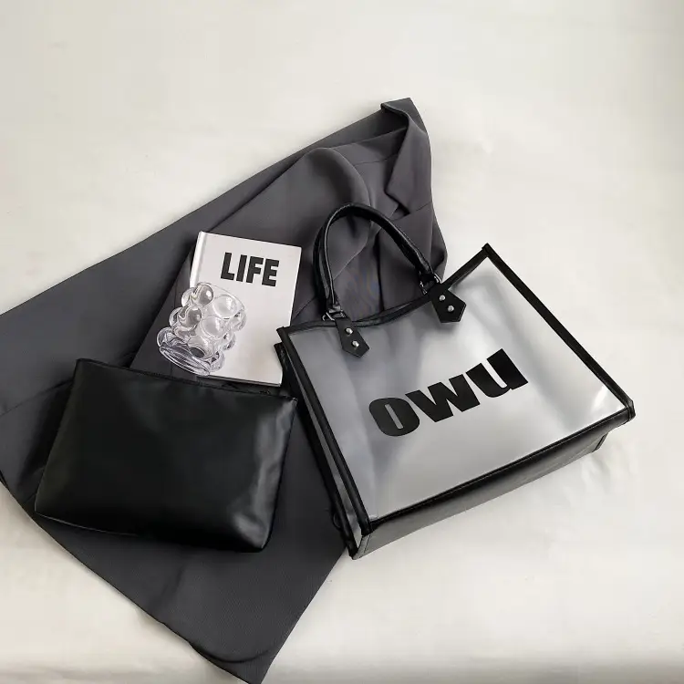 Transparent PVC Shoulder Bag for Women 2023 New