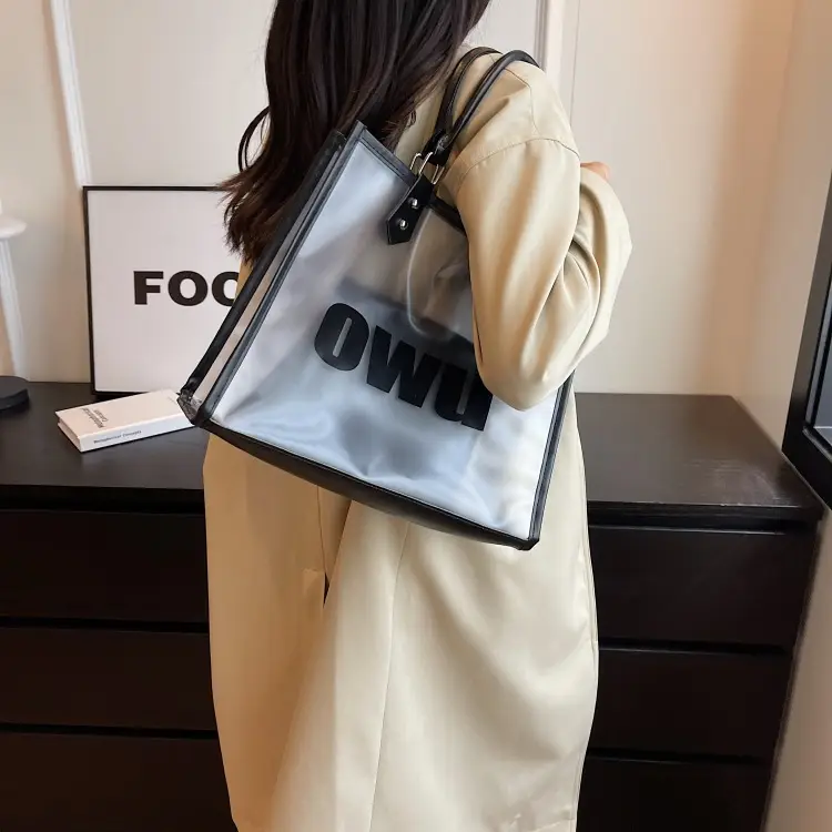 Transparent PVC Shoulder Bag for Women 2023 New — feature 1