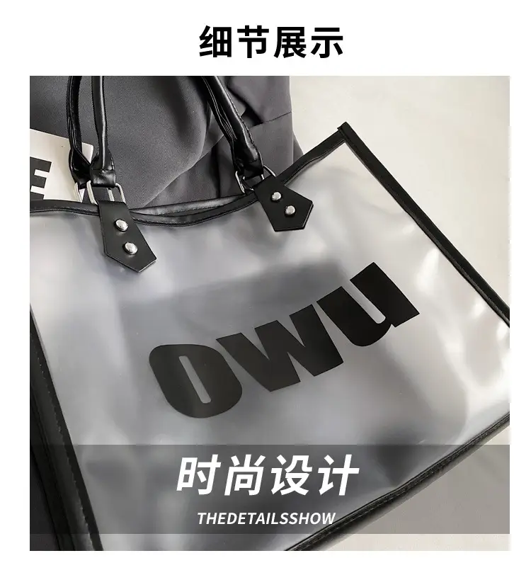 Transparent PVC Shoulder Bag for Women 2023 New — feature 3