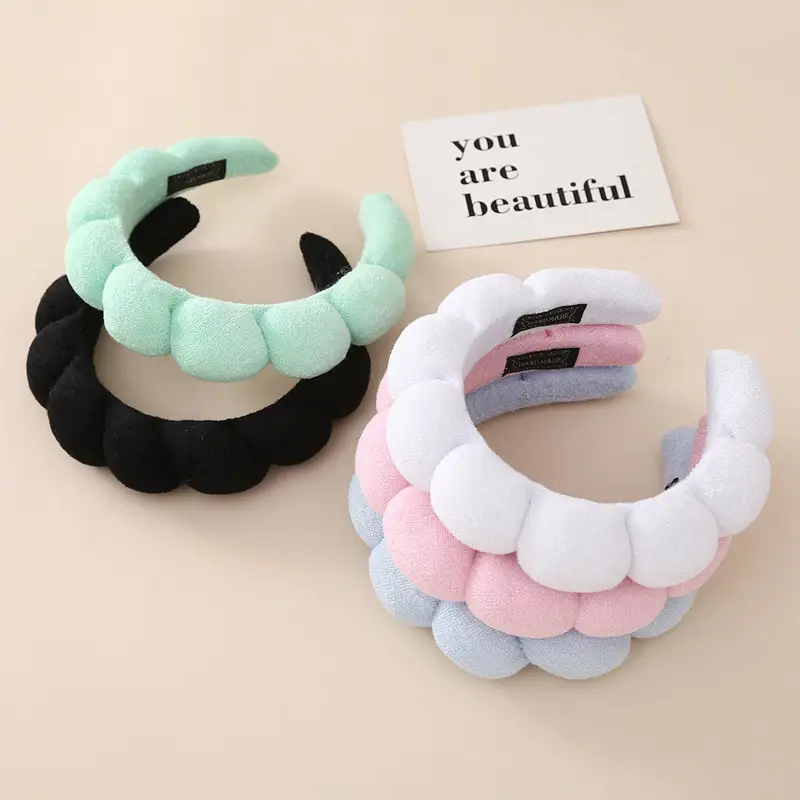 Black Cloud Sponge Hair Band for Women - Image 7