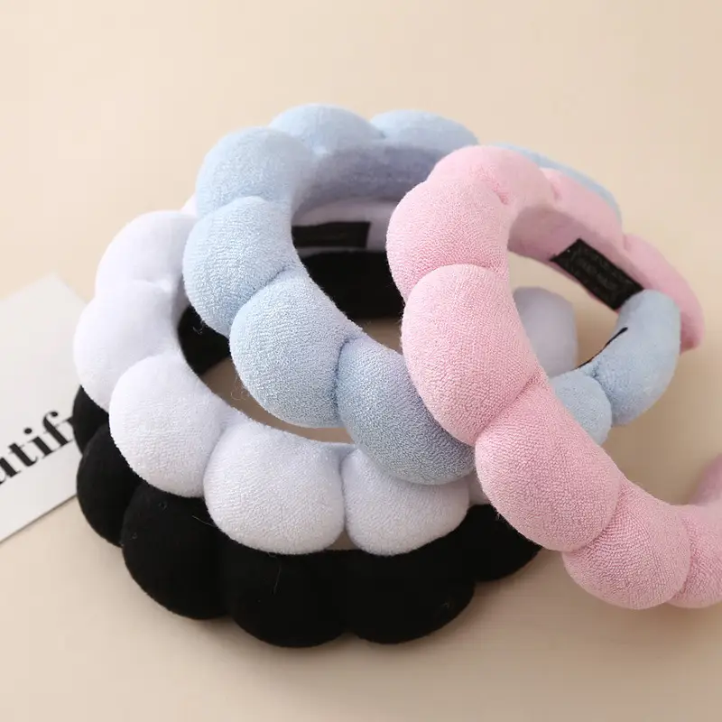 Black Cloud Sponge Hair Band for Women - Image 9