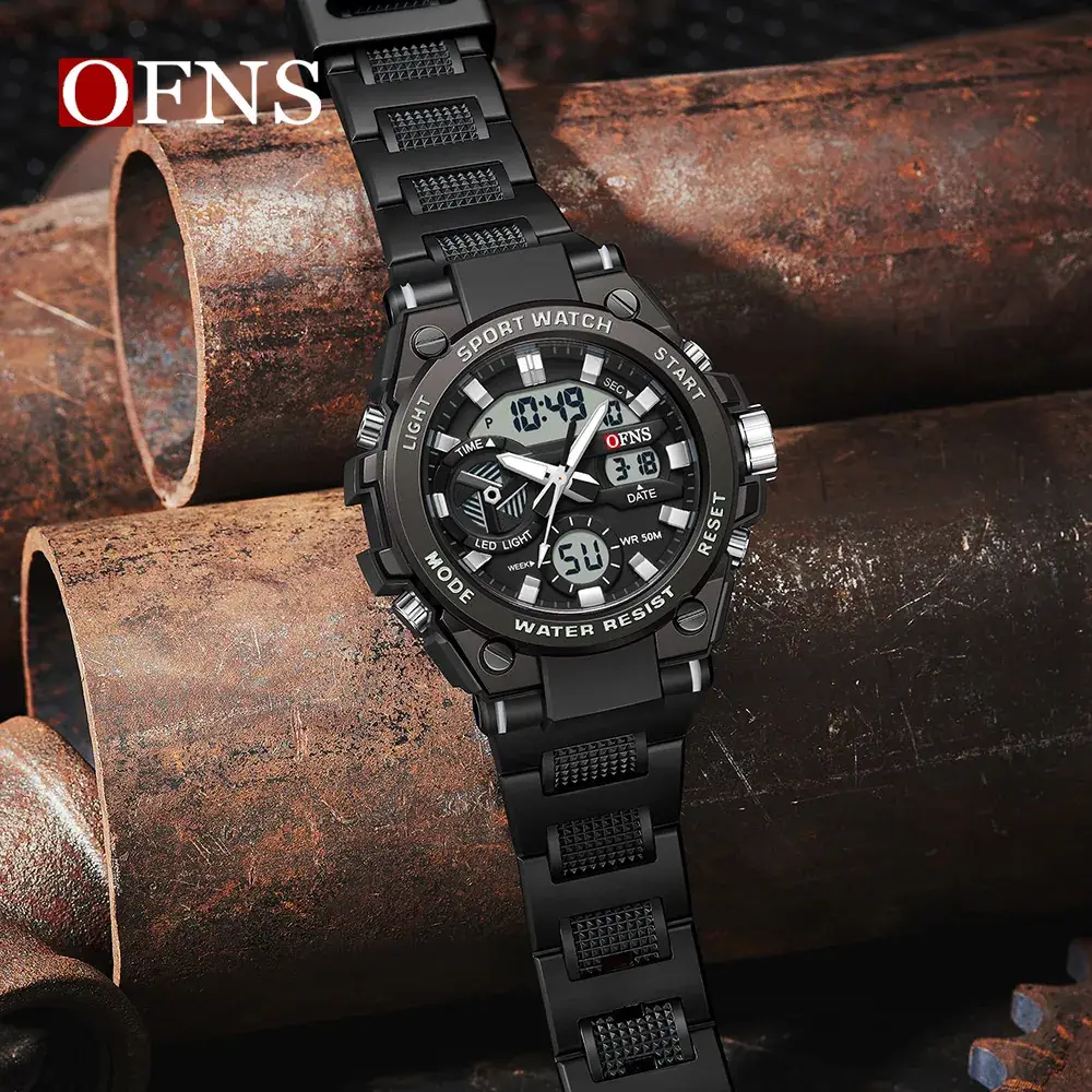 Men Luminous Waterproof Military Style Watch