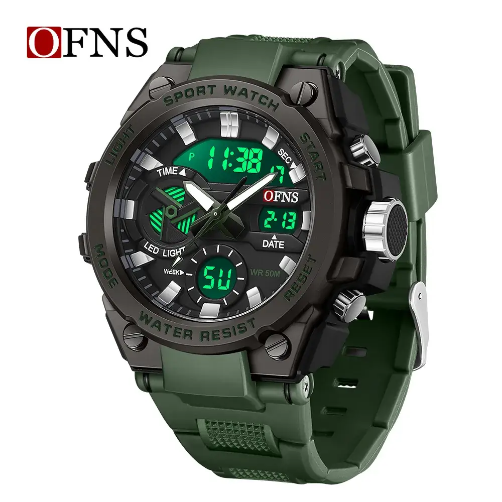Men Luminous Waterproof Military Style Watch