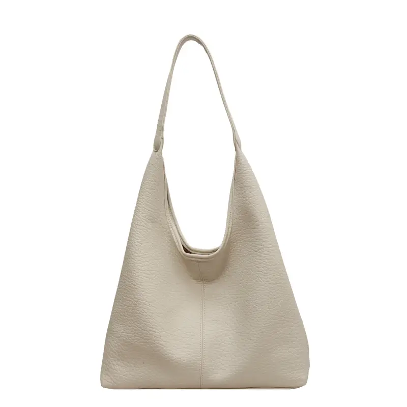 Women Large Capacity Tan Leather Tote Bag 2023 - Image 9