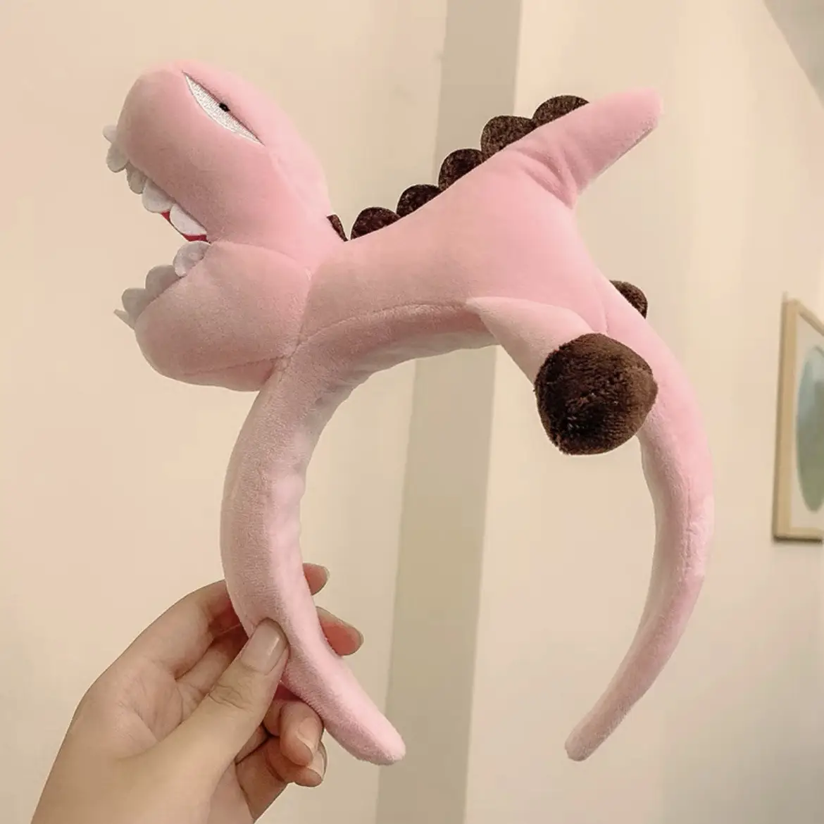 Cute Cartoon Headband for Women Pink Furry - Image 20