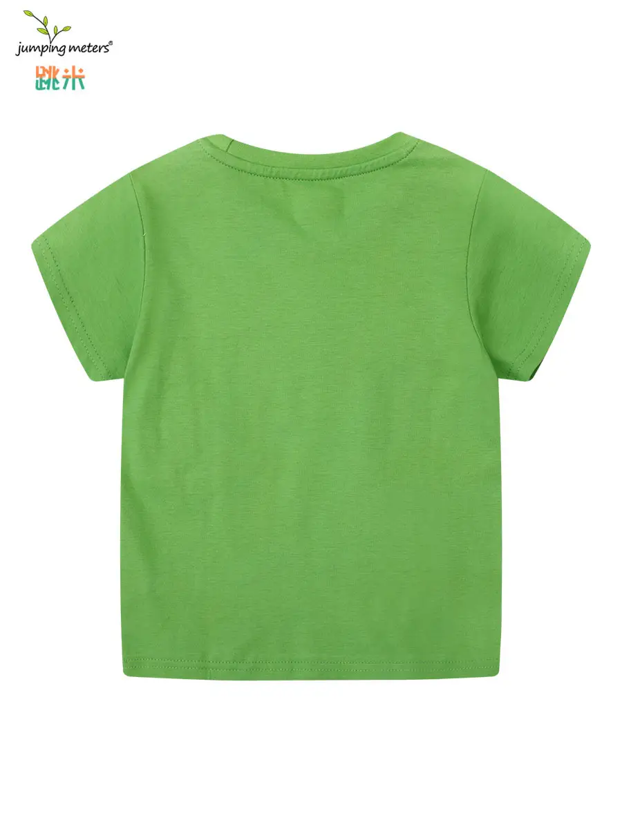 2025 Boys T-shirt Green Dinosaur Print Short Sleeve - Image 3