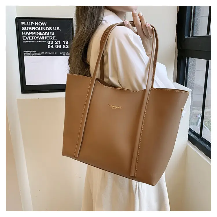 Black Leather Tote Bag for Women 2023 Winter — feature 11
