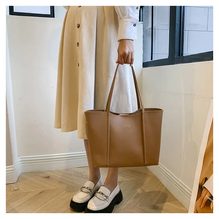 Black Leather Tote Bag for Women 2023 Winter — feature 12