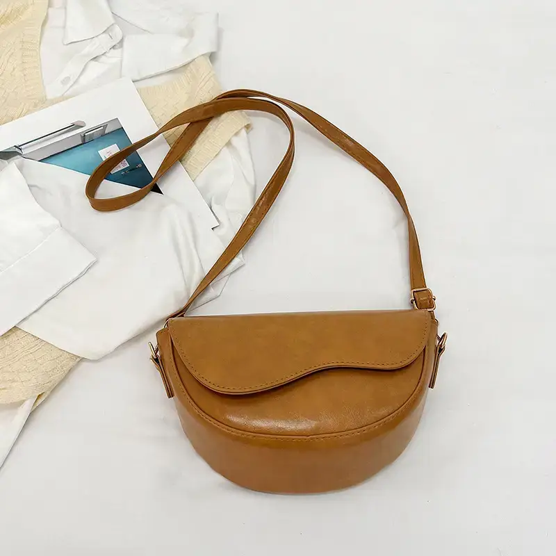 Black Textured Shoulder Bag for Women 2024 - Image 3