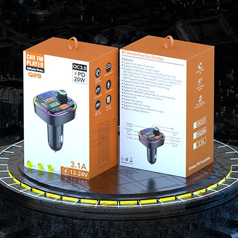 Bluetooth Car MP3 Player with Microphone & USB Charging - Image 3