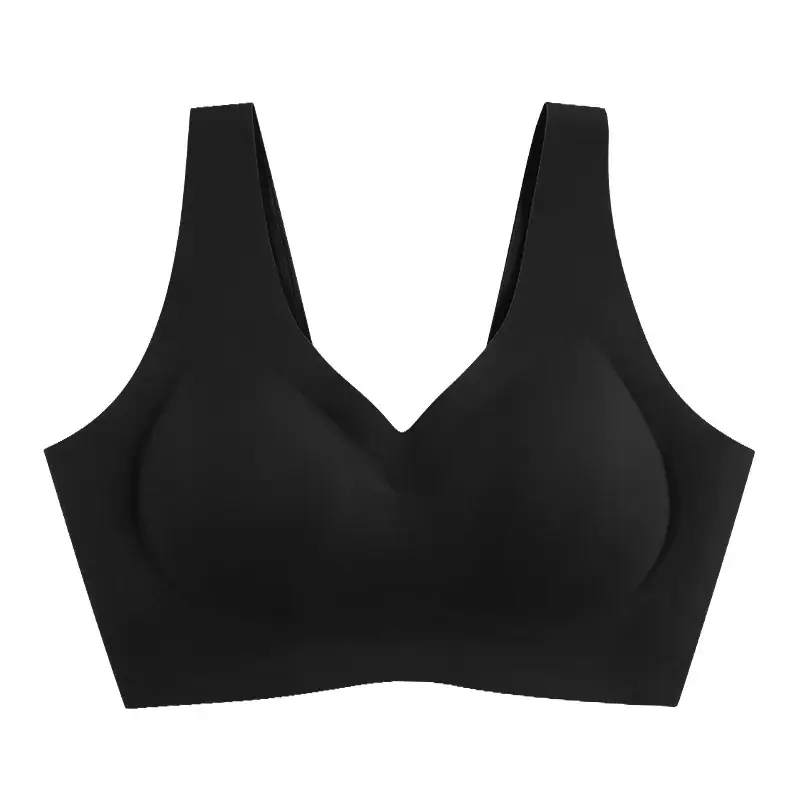 Black Fixed Cup Seamless Underwear Women - Image 5