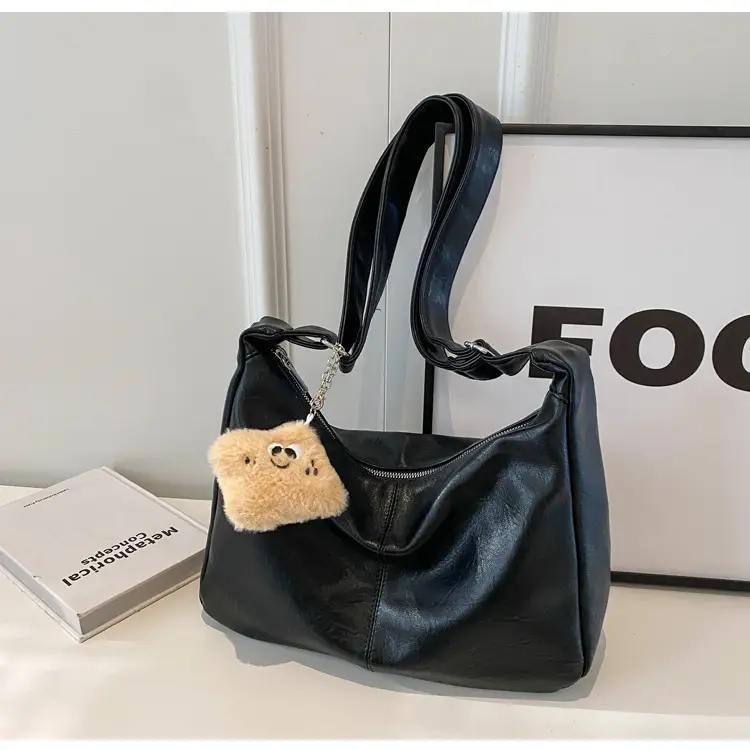 Women Large Capacity Brown Leather Shoulder Bag 2023 — feature 37