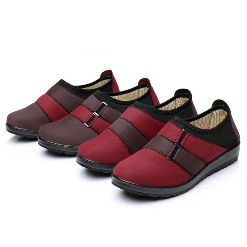 Spring and Autumn Classic casual shoes for middle-aged and elderly women's single-layer shoes soft bottom non-slip flat mom shoes old Beijing cloth shoes for women - Image 5
