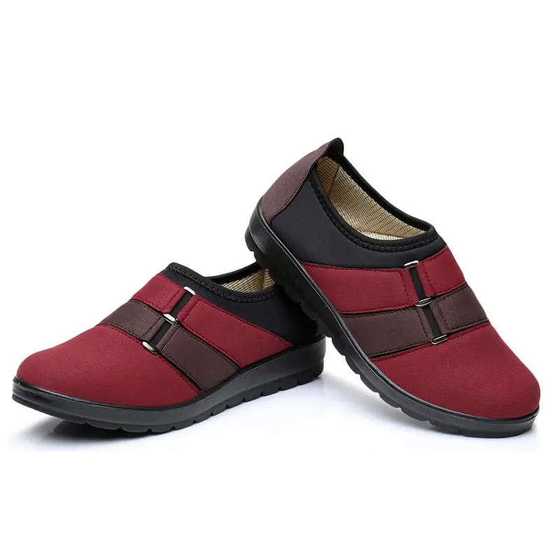Spring and Autumn Classic casual shoes for middle-aged and elderly women's single-layer shoes soft bottom non-slip flat mom shoes old Beijing cloth shoes for women - Image 6