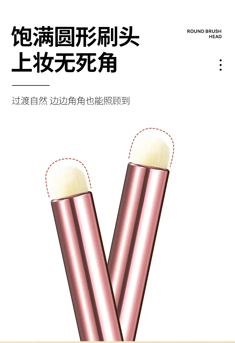 Round Head Lip Brush for Lips & Cheeks — feature 2