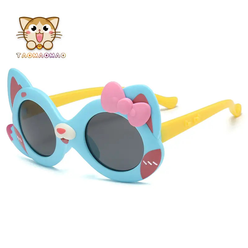Pink Cartoon Polarizing Sunglasses for Kids