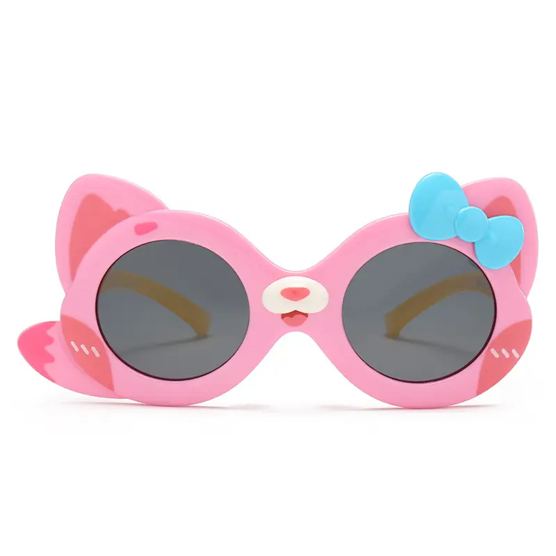 Pink Cartoon Polarizing Sunglasses for Kids