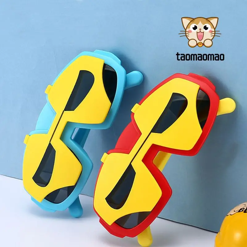 Pink Cartoon Polarizing Sunglasses for Kids — feature 7