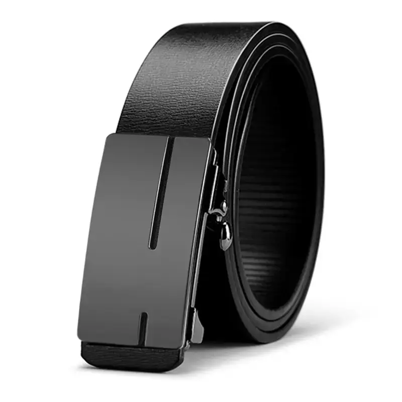 Men's Black Automatic Belt with Buckle - Image 6