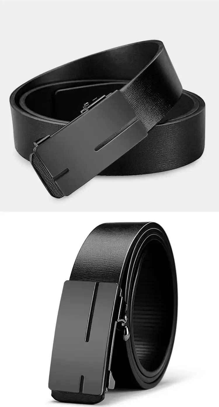 Men's Black Automatic Belt with Buckle — feature 10