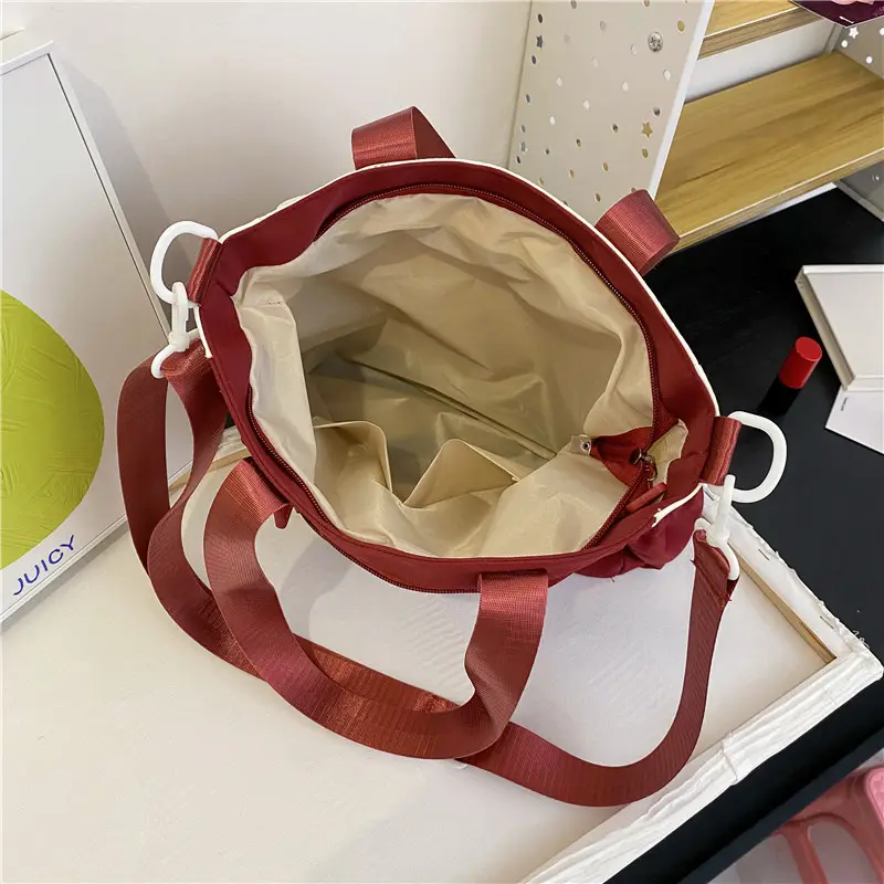 2024 Korean Style Contrast Color Shoulder Bag - Image 10