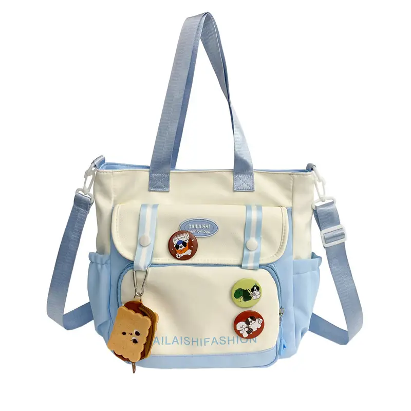 2024 Korean Style Contrast Color Shoulder Bag - Image 11