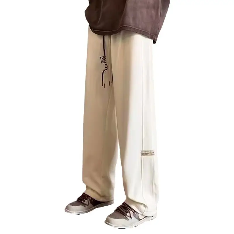 Men's Thin Casual Trousers American Loose Wide Leg Straight - Image 8