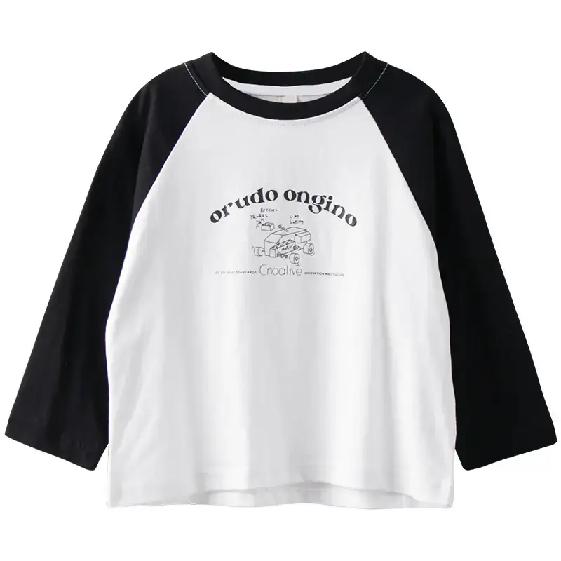 Boys Pure Cotton Color Block T-Shirt Spring Collection