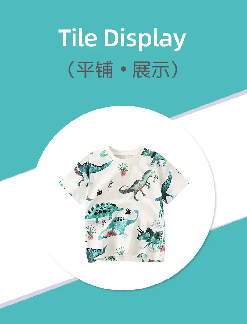 Malwee Boys Summer Printed T-Shirt White Blue Black — feature 12