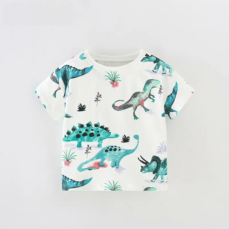 Malwee Boys Summer Printed T-Shirt White Blue Black - Image 2