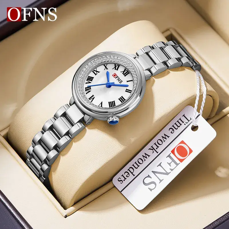 Retro Quartz Watch Women Black Leather Strap - Image 8
