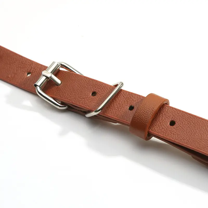 Beige Leather Crossbody Belt Waist Seal Street Dance Vest Plus Size - Image 8