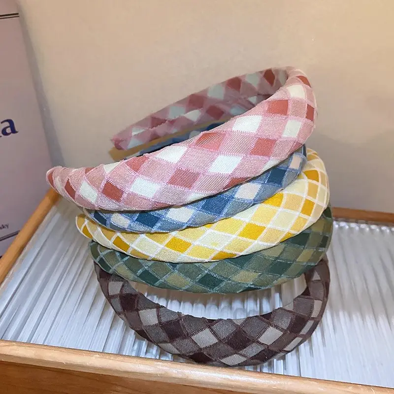Plaid Headband for Women Cute Hair Accessory — feature 13